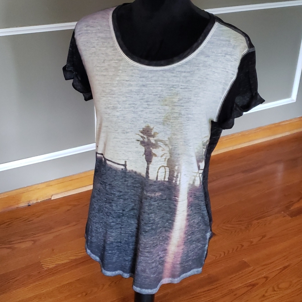 A.N.A. Sunset Burnout Top Size Small